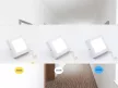 NEDES LED panel falon kívüli 6W / PSSF / SMD / 3000K - 4000K - 6000K / WH - LPL431