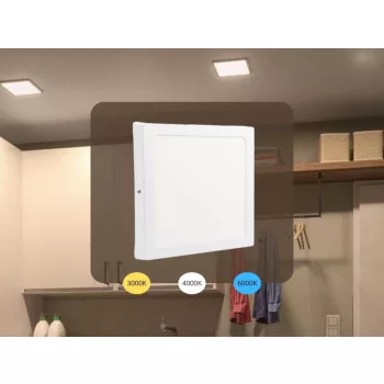   NEDES LED panel falon kívüli 18W / PSSF / SMD / 3000K - 4000K - 6000K / WH - LPL434