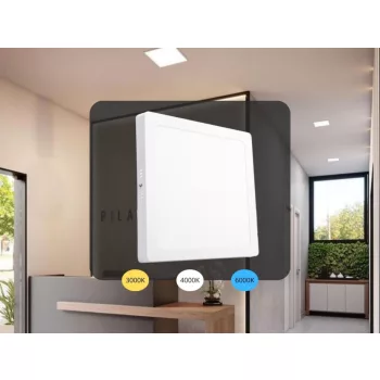   NEDES LED panel falon kívüli 24W / PSSF / SMD / 3000K - 4000K - 6000K / WH - LPL435