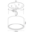 NEDES LED fény 17W 4000K / SMD / BK - LPL524B