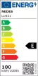 NEDES LED csarnokvilágításhoz 100W / IP65 / 5000K - LU421