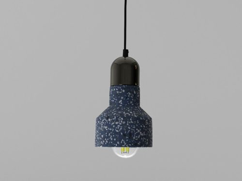 NEDES Lámpa Terrazzo kék 1 x E27 - ME0214R/BL