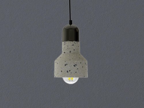 NEDES Lámpa Terrazzo fehér 1 x E27 - ME0214R/W