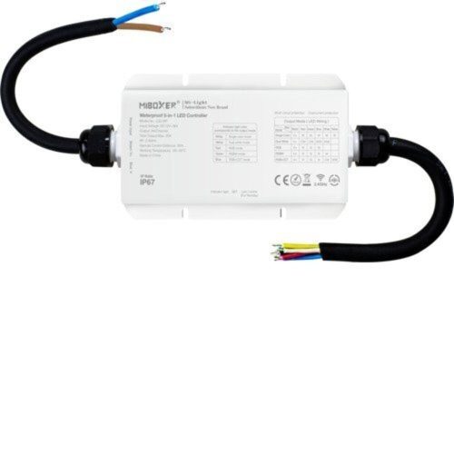 MiBoxer (Mi-Light) LS2-WP Vízálló 5-in-1 LED Vezérlő (IP67)