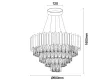 NEDES CARLOS kristály függesztett csillár - N2302