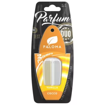 Paloma Liquid Duo Autóillatosító Vanília És Kókusz