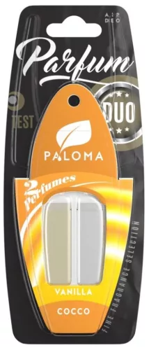Paloma Liquid Duo Autóillatosító Vanília És Kókusz