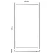 NEDES LED panel backlite 25W / 295x595 / SMD / 4000K / WH - PL6221