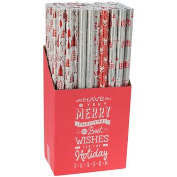   PPN102490 Karácsonyi Csomagoló papír 70x200 cm 6 féle mintával