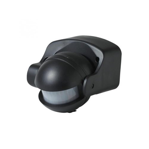 SOMOGYI GAO 0687H kültéri PIR mozgásérzékelő, max. 1000 W, 12 m érzékelés, IP44, fekete