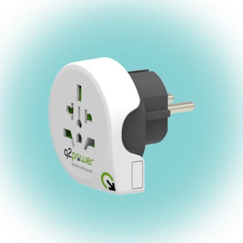 SOMOGYI Q2 power Utazóadapter, "World to Europe"