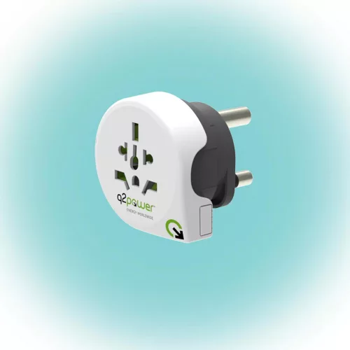 SOMOGYI Q2POWER 1.100220 utazóadapter, World to South Africa, indulási ország: AUS/CHINA, IT, UK, CH, BRAZIL, USA, EURO, célország: ZA