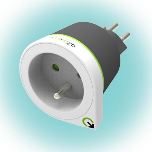 SOMOGYI Q2POWER 1.200230 utazóadapter, France to Switzerland, indulási ország: FR, célország: CH