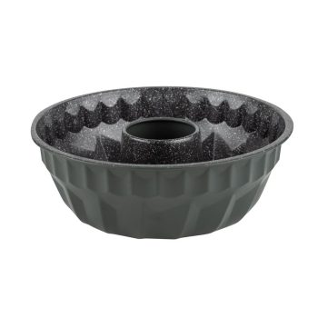   SOMOGYI NAVA 10-103-157 Imperial kuglóf sütőforma, 27 cm, max. 3 l, 0,5 mm  vastagság, 10 cm magasság, szénacél, tapadásmentes bevonat