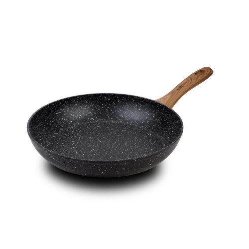 SOMOGYI Nava 10-144-103 Nature tapadásmentes serpenyő, kőbevonattal, 28 cm átmérő