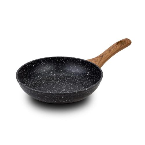 SOMOGYI Nava 10-144-110 Nature tapadásmentes Wok serpenyő, kőbevonattal, 28 cm