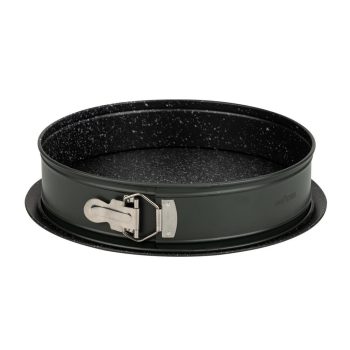   SOMOGYI NAVA 10-239-030 Imperial kerek sütőforma, csatos, 28 cm, 3 l, 0,4 mm vastagság, 7 cm magasság, szénacél, tapadásmentes bevonat