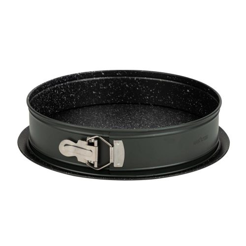 SOMOGYI NAVA 10-239-030 Imperial kerek sütőforma, csatos, 28 cm, 3 l, 0,4 mm vastagság, 7 cm magasság, szénacél, tapadásmentes bevonat