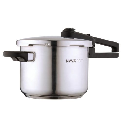SOMOGYI Nava 10-266-013 Acer rozsdamentes acél kukta, 6 liter, biztonsági szelep