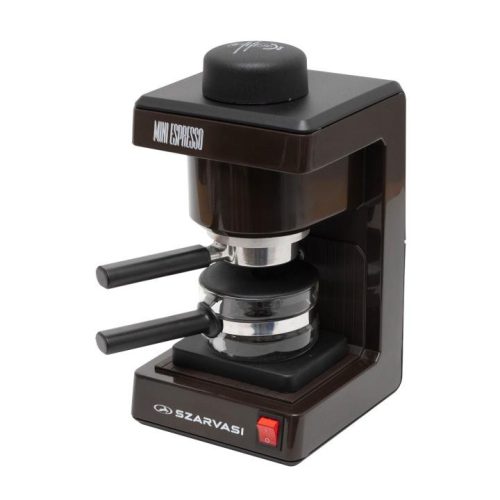 SOMOGYI Szarvasi SZV-612/3 Mini Espresso kávéfőző 11958, 800 W, 3.04 bar, üveg kiöntő, hőkorlátozó, hőkioldó, barna