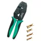 SOMOGYI Pro'skit 6PK-230C préselő fogó, 220 mm, 0,5 - 6 mm^2-ig, racsnis áttétel, 6 féle nyomaték