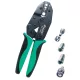 SOMOGYI Pro'skit 6PK-230PA préselő fogó, 230 mm, 5 féle mérethez, racsnis áttétel, 6 féle nyomaték