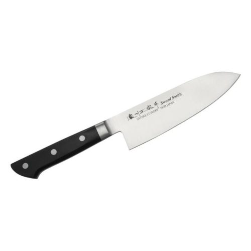 SOMOGYI Satake 803-632 Satoru Santoku japán konyhakés, 17 cm penge hossz, rozsdamentes acél, kemény műanyag markolat
