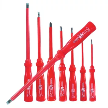   SOMOGYI Home 8PK-8100 szigetelt csavarhúzókészlet, max 1000 V~, króm-vandánium, mágnesezett fejek, 7 darabos