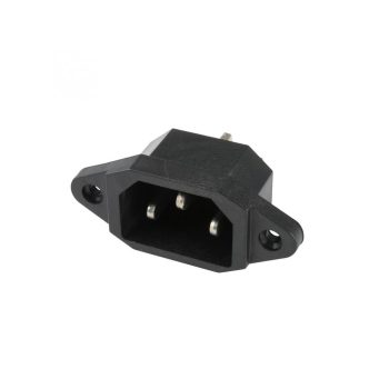   SOMOGYI Home AC 2D, AC beépíthető dugó, 3 pólus, 10A, 2300W, csavarozható