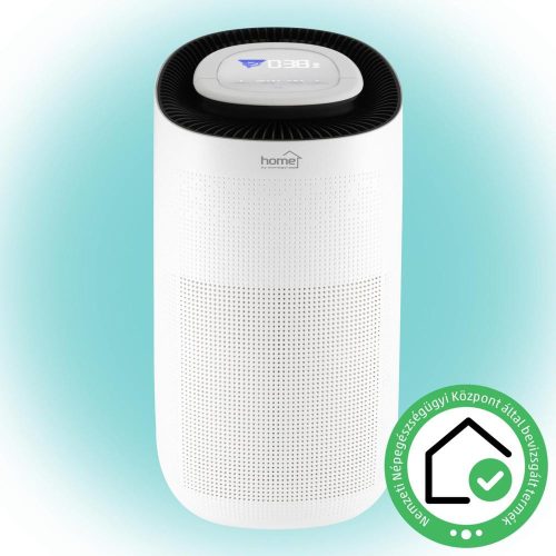 SOMOGYI Home AIR 50 légtisztító, ajánlott szobaméret: max. 50 m2, légszállítás: 400 m3/óra, előszűrő, HEPA-szűrő, szénszűrő, 3 fokozat, PM2,5 szenzor