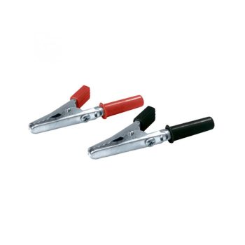 SOMOGYI Aligátorcsipesz, piros, fekete, banánaljzat