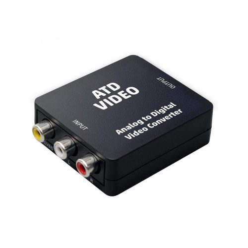 SOMOGYI Home ATD VIDEO analóg-digitális videóátalakító, RCA-HDMI, USB-A - miniUSB tápkábel