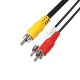 SOMOGYI Home A 4 videókábel, RCA-RCA, 1m