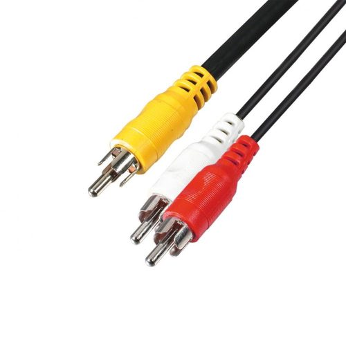 SOMOGYI Audió kábel, 3 RCA dugó-3 RCA dugó, 1,5 m