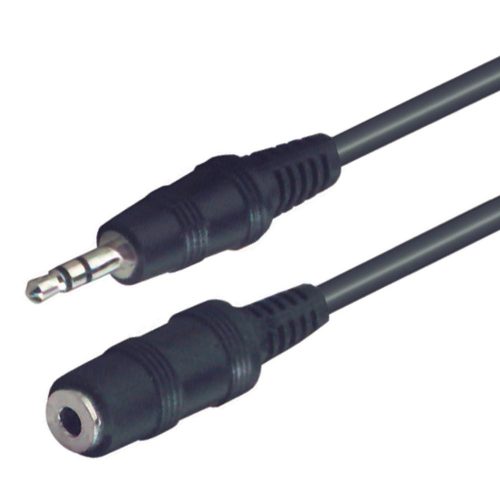 SOMOGYI Home A 54-5 audiókábel, 3,5mm sztereó dugó, 3,5mm sztereó aljzat, 5m