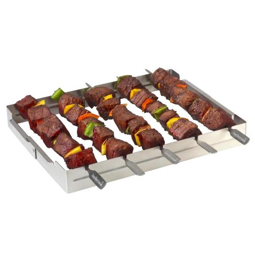 SOMOGYI Barbecook BC-ACC-7017 sütőnyárs tartó, rozsdamentes acél, 5 férőhelyes