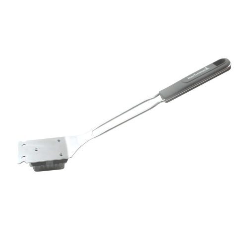 SOMOGYI Barbecook BC-ACC-7027 army stílusú kétfunkciós tisztítókefe, rozsdamentes acél, khaki zöld nyél
