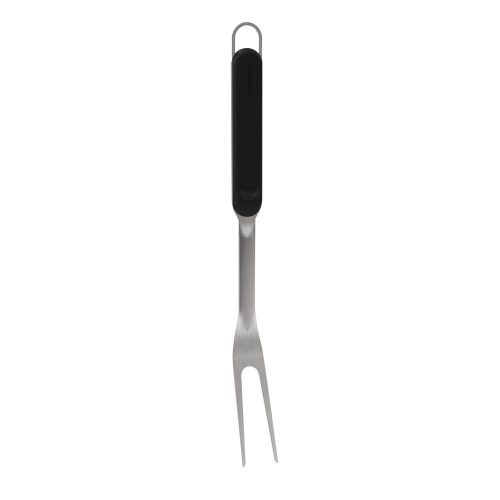SOMOGYI Barbecook BC-ACC-7037 Olivia rozsdamentes acél grill villa, 43cm-es, fekete nyél