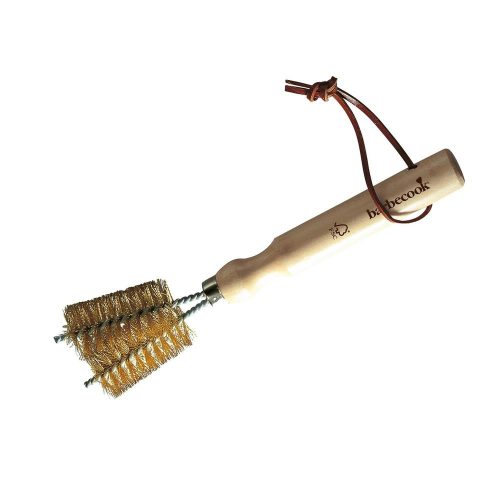 SOMOGYI Barbecook BC-ACC-7063 kétfejű grillkefe, réz fej, gumifa markolat