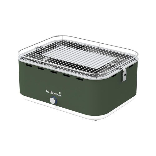 SOMOGYI Barbecook BC-CHA-1018 Carlo asztali faszenes grill, zöld, 44x33x21cm