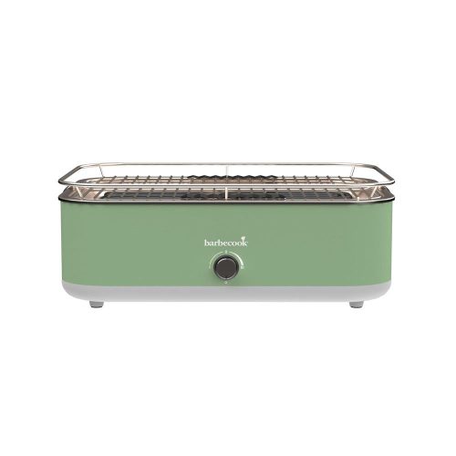 SOMOGYI Barbecook BC-ELE-1002 E-Carlo elektromos asztali grill, zöld, 42,5x33x16,5cm