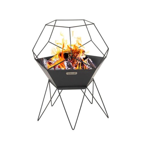 SOMOGYI Barbecook BC-WOO-6013 Jura tűzrakó kosár, festett acéllemez, 60x60x75cm