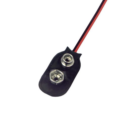 SOMOGYI Home BH 036 elemcsatlakozó, 9V elemhez, 15cm vezeték