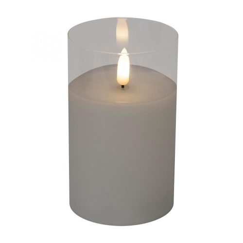 SOMOGYI Home CD 1 LED-es gyertya, állófényű LED, műanyag, 3 funkció