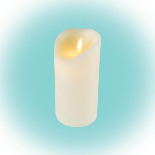 SOMOGYI Home CMW 16 LED-es viaszgyertya, mozgó lángeffekt, valódi viasz, 1 db LED