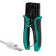 SOMOGYI Home CP-342 UTP-RJ45-8P8C gyorskrimpelő fogó, nyitott végű dugókhoz, biztonsági zár, gyors