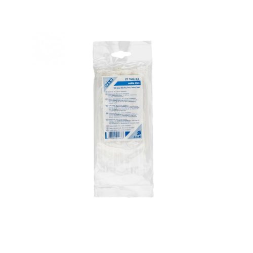 SOMOGYI Home CT 150/3,5 kábelkötegelő, 3,5 mm széles, 150 mm hosszú, 50 db, átlátszó