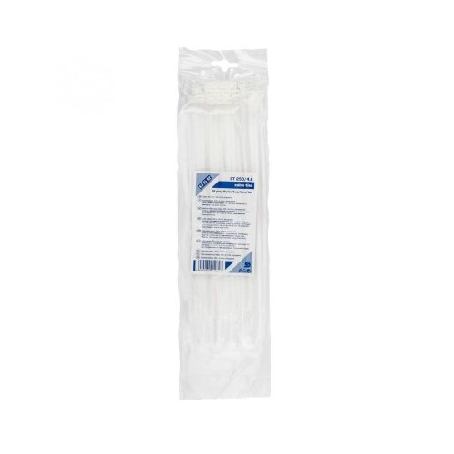 SOMOGYI Home CT 250/4,8 kábelkötegelő, 4,8 mm széles, 250 mm hosszú, 25 db, átlátszó