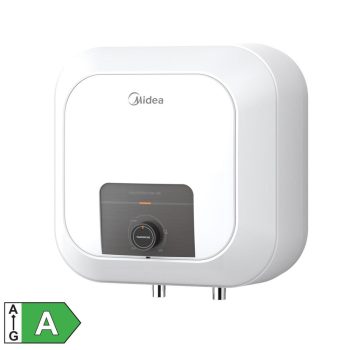   SOMOGYI MIDEA D10-20VD1(O) elektromos vízmelegítő, bojler, 2000 W, 10 liter, zománcozott víztartály és fűtőszál, mechanikus vezérlés, konyhapult fölé szerelhető