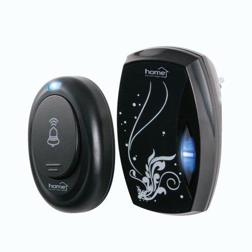 SOMOGYI Home DB112AC vezeték nélküli csengő, 100m hatótáv, 36 dallam, többszólamú hangzás, 4 lépcsős hangerő, kék LED visszajelző, 230V-os tápellátás